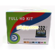 Рег.+ Камеры DVR KIT 6678 WiFi 8ch набор на 8 камер 
