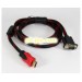 Кабель HDMI-VGA 1.5M 